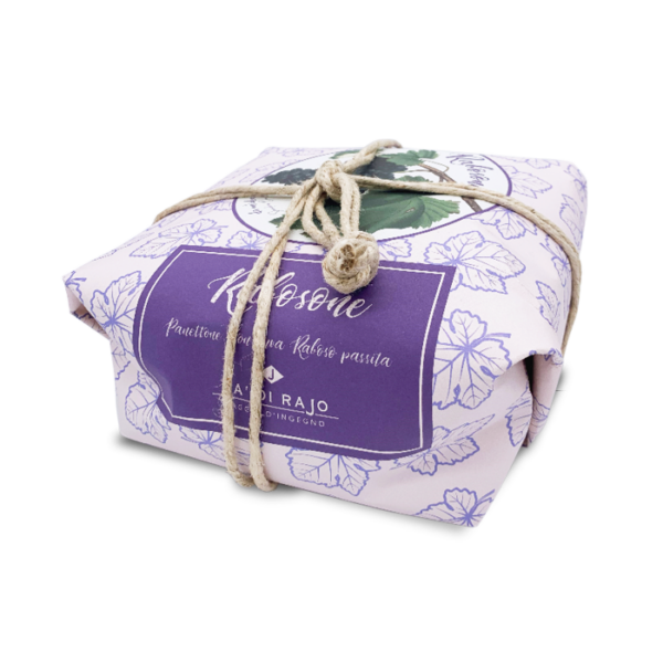 panettone rabosone con cioccolato e uva raboso Ca' di Rajo